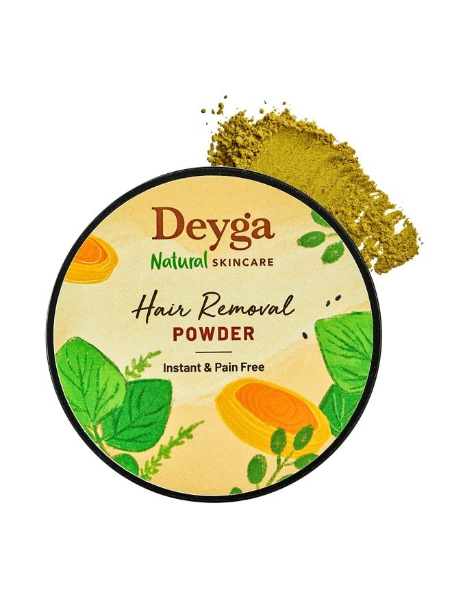 Deyga Herbal Hair Removal Powder (100g) | Natural Tan Removal & Exfoliation | Gentle, Painless Hair Removal | For Men & Women - Image 1